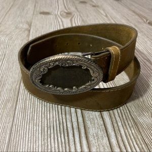 Leather belt Medium